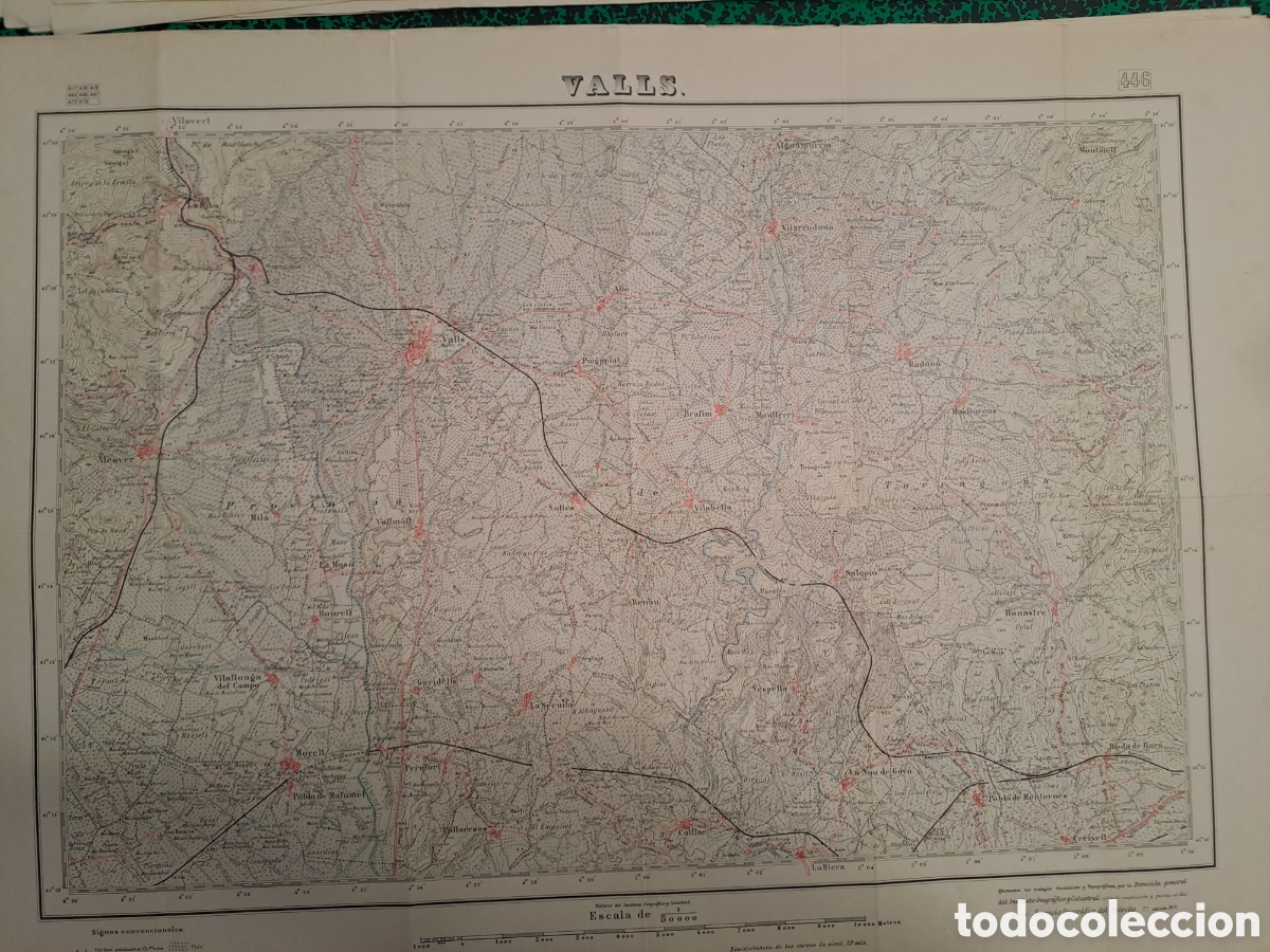 Mapas contempor&aacute;neos: Mapa militar de Valls - Foto 1