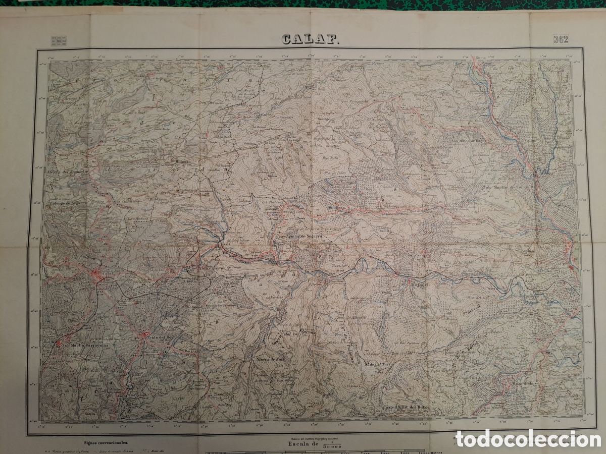 Mapas contempor&aacute;neos: Mapa militar de Calaf - Foto 1