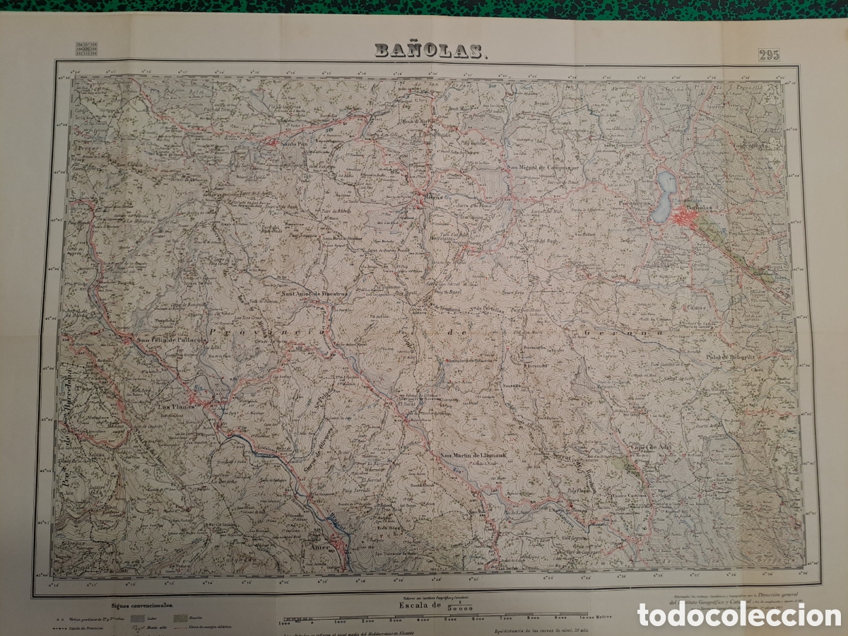 Mapas contempor&aacute;neos: Mapa militar de Banyoles - Foto 1