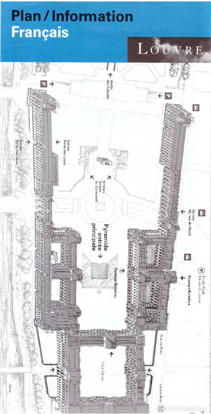 Mapas contempor&aacute;neos: Louvre: Plan / Information en frances - OFERTAS DOCABO - Foto 1