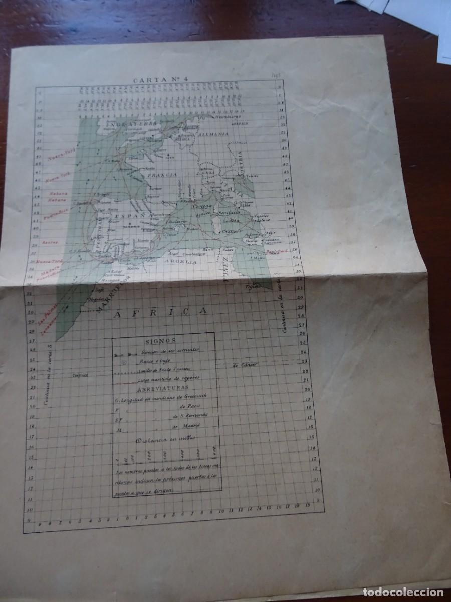 Mapas contempor&aacute;neos: Mapas de l&iacute;neas mar&iacute;timas vapores - Foto 1