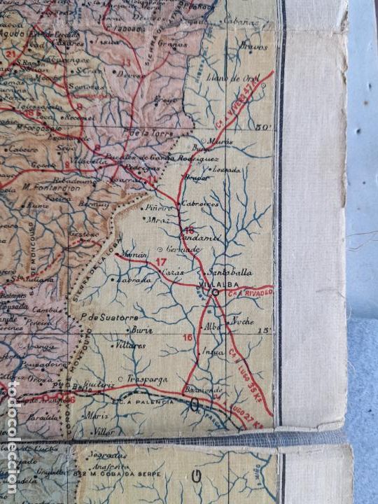 Mapas contempor&aacute;neos: Mapa Entelado de la Provincia de La Coru&ntilde;a. - Foto 3
