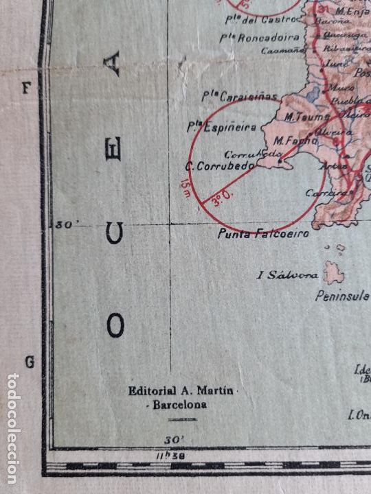 Mapas contempor&aacute;neos: Mapa Entelado de la Provincia de La Coru&ntilde;a. - Foto 6