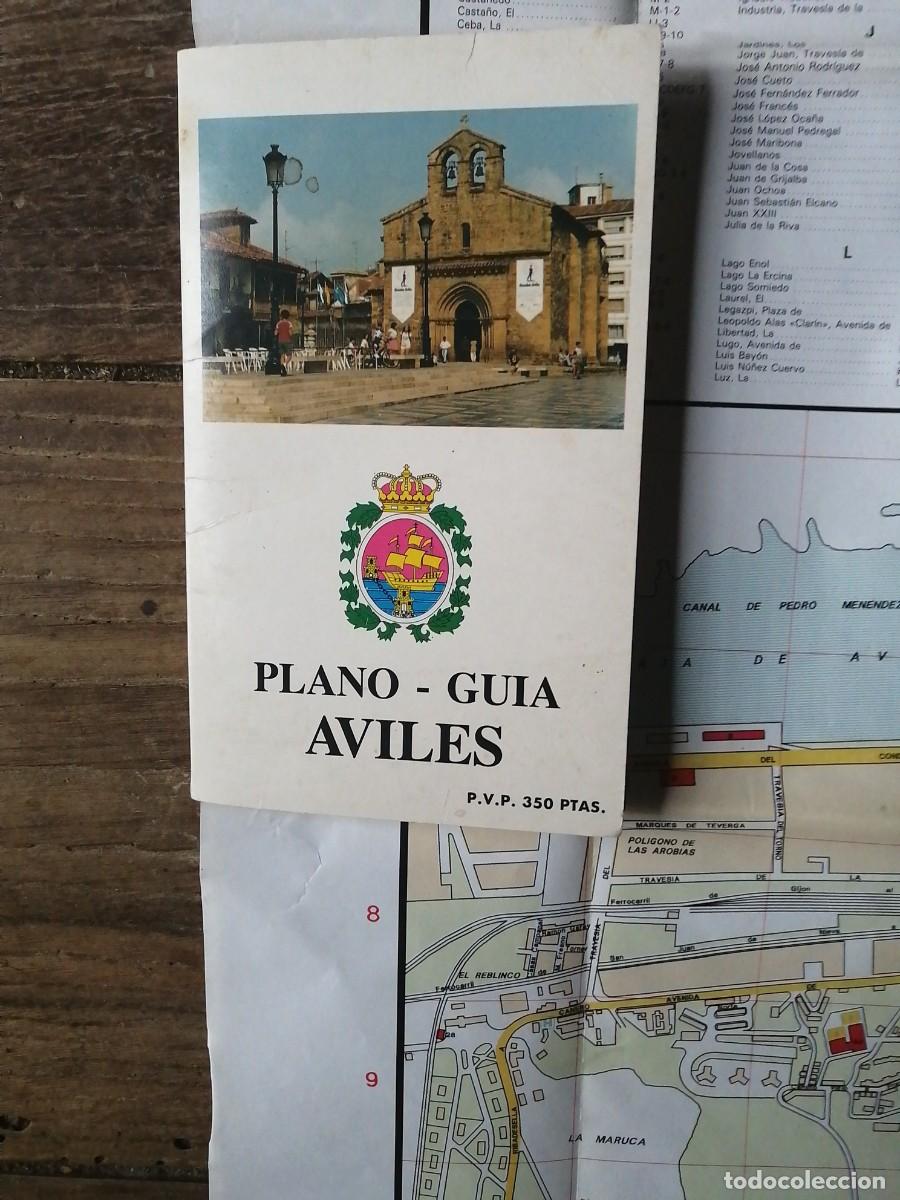 Mapas contempor&aacute;neos: Plano-Gu&iacute;a de Avil&eacute;s. 1995 - Foto 1