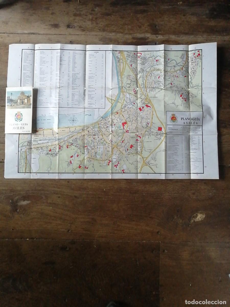 Mapas contempor&aacute;neos: Plano-Gu&iacute;a de Avil&eacute;s. 1995 - Foto 2