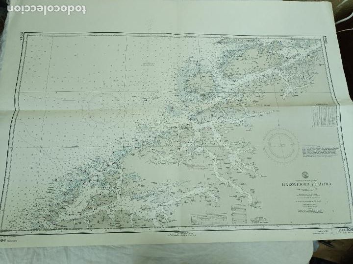 Mapas contempor&aacute;neos: MAPA MARINO DE NORUEGA DE NAVOCEANDISTO USA 109 EN
