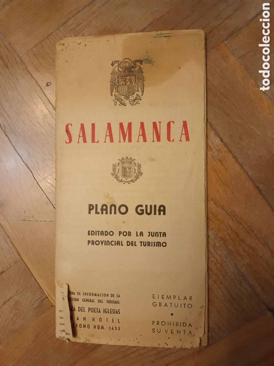 Contemporary maps: PLANO DE SALAMANCA. A&Ntilde;OS 50. VER FOTOS