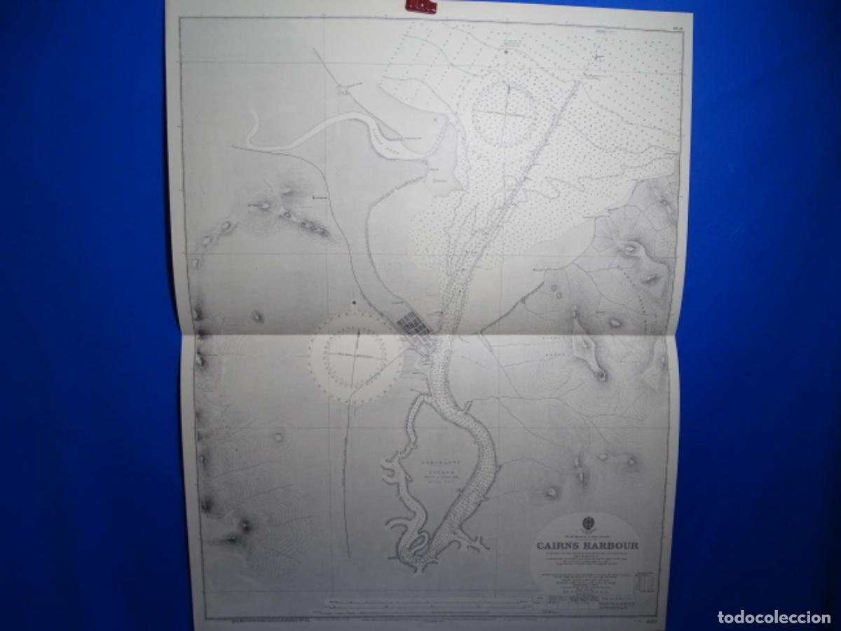 Zeitgen&ouml;ssische Karten: MAPA CARTA NAVEGACI&Oacute;N CAIRNS HARBOUR. AUSTRALIA.