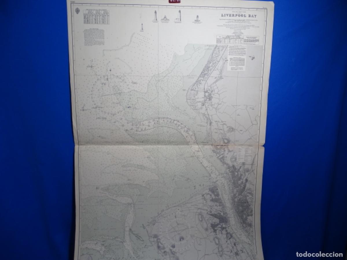 Zeitgen&ouml;ssische Karten: MAPA CARTA NAVEGACI&Oacute;N. LIVERPOOL BAY ENGLAND.