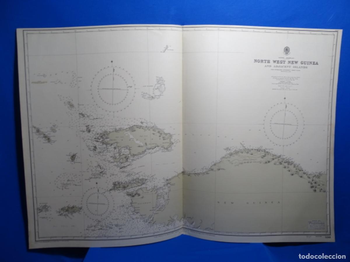 Zeitgen&ouml;ssische Karten: MAPA CARTA NAVEGACI&Oacute;N. NORTH WEST NEW GUINEA