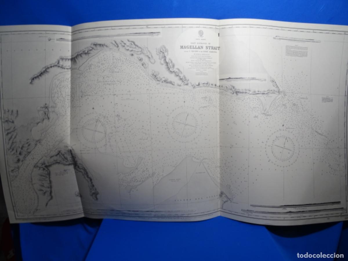 Zeitgen&ouml;ssische Karten: MAPA CARTA NAVEGACI&Oacute;N. CAPE VIRGINS MAGELLANS STRAIT AFRICA.