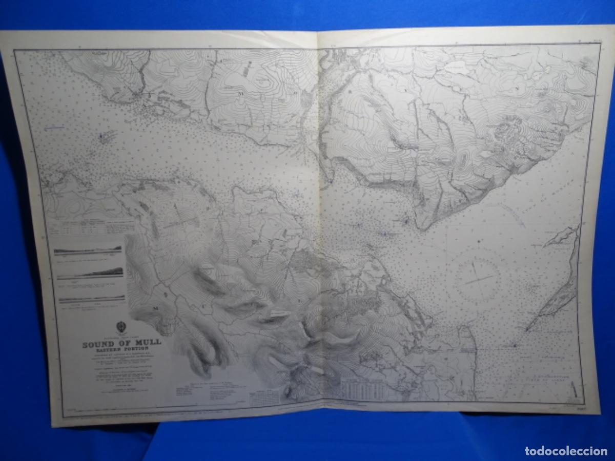 Zeitgen&ouml;ssische Karten: MAPA CARTA NAVEGACI&Oacute;N. SOUND OF MULL SCOTLAND.