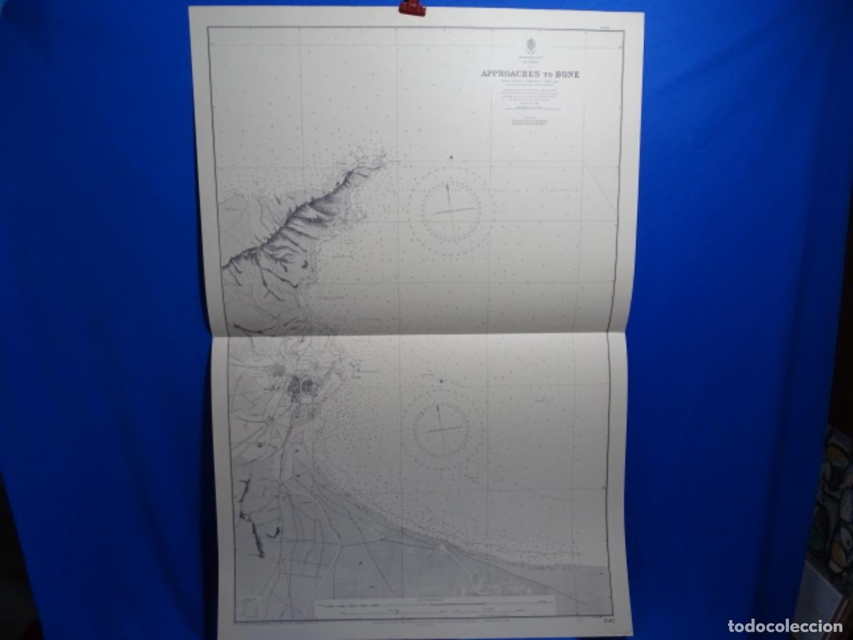 Zeitgen&ouml;ssische Karten: MAPA CARTA DE NAVEGACI&Oacute;N APPROACHES TO BONE ALGERIA
