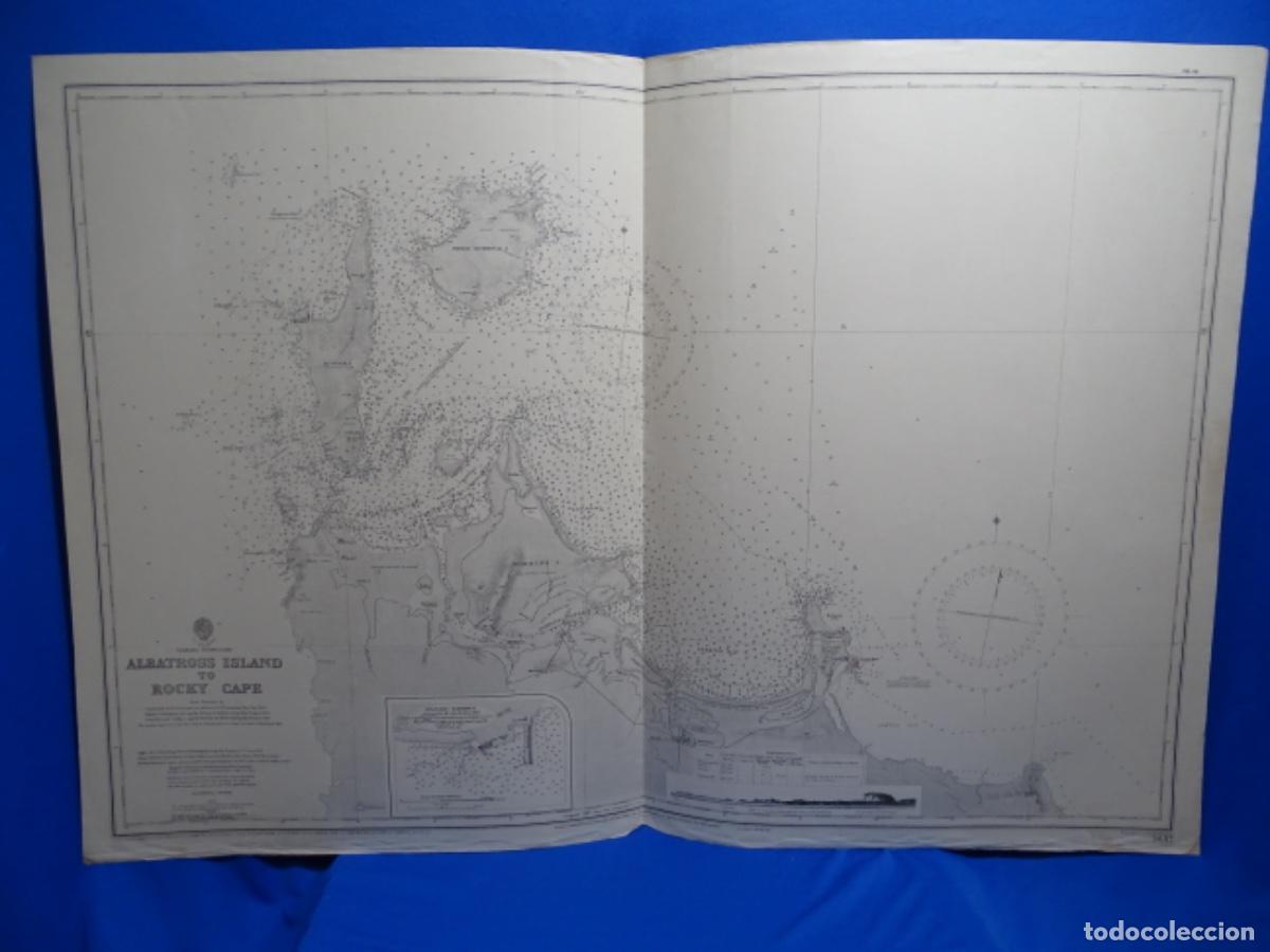 Mapas contempor&aacute;neos: MAPA CARTA DE NAVEGACI&Oacute;N ALBATROSS ISLANDS TO ROCKY CAPE TASMANIA.