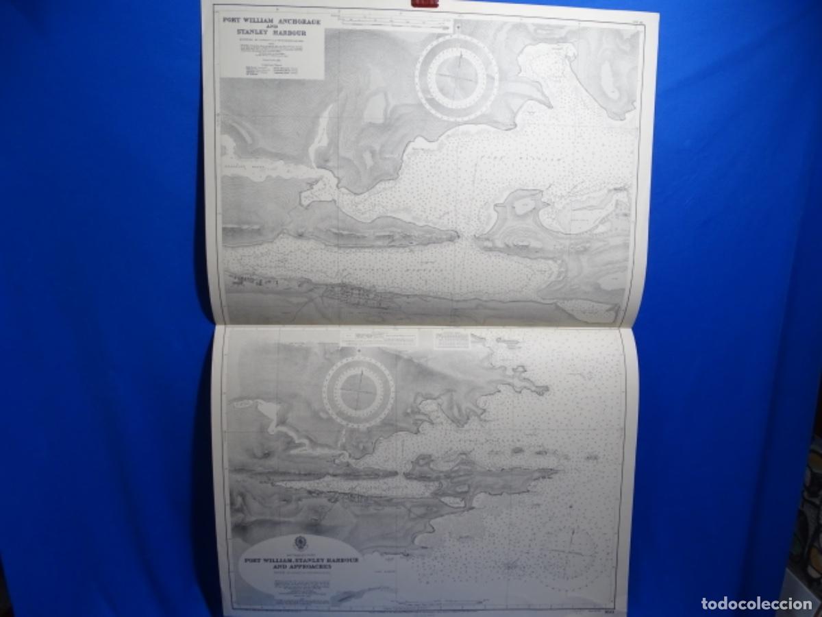 Mapas contempor&aacute;neos: MAPA CARTA DE NAVEGACI&Oacute;N PORT WILLIAN, STANLEY HARBOUR AND APPROACHES.