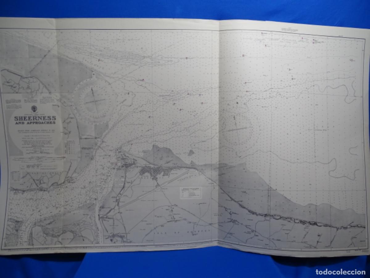 Zeitgen&ouml;ssische Karten: MAPA CARTA DE NAVEGACI&Oacute;N SHEERNESS AND APPROACHES ENGLAND.