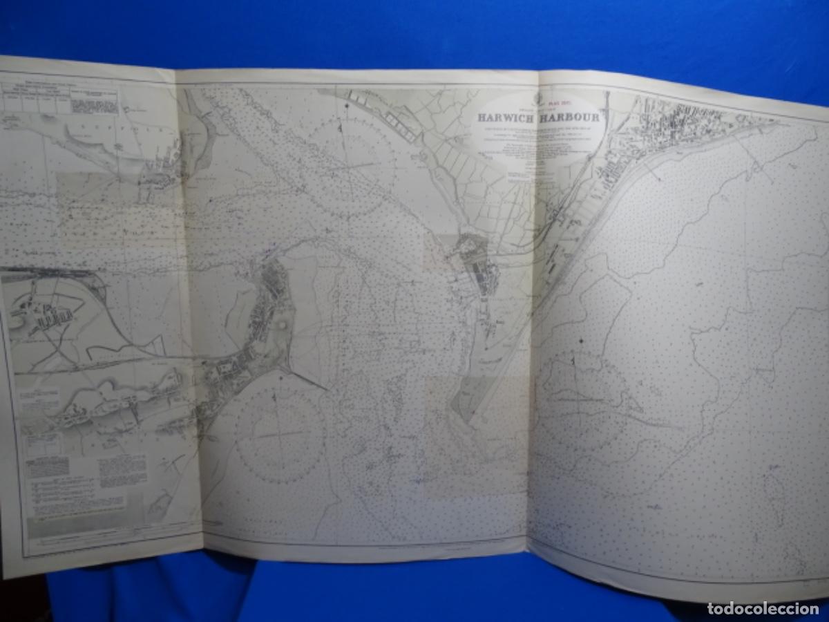 Zeitgen&ouml;ssische Karten: MAPA CARTA DE NAVEGACI&Oacute;N HARWICH HARBOUR ENGLAND
