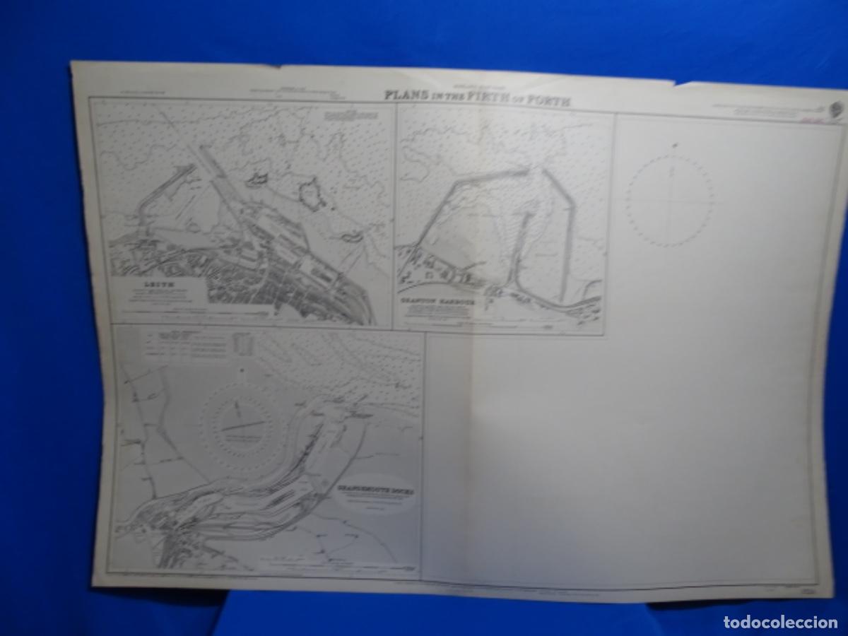 Zeitgen&ouml;ssische Karten: MAPA CARTA DE NAVEGACI&Oacute;N GRANTON HARBOUR PLANS