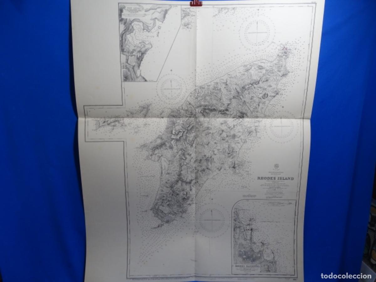 Zeitgen&ouml;ssische Karten: MAPA CARTA DE NAVEGACI&Oacute;N RHODES ISLANDS