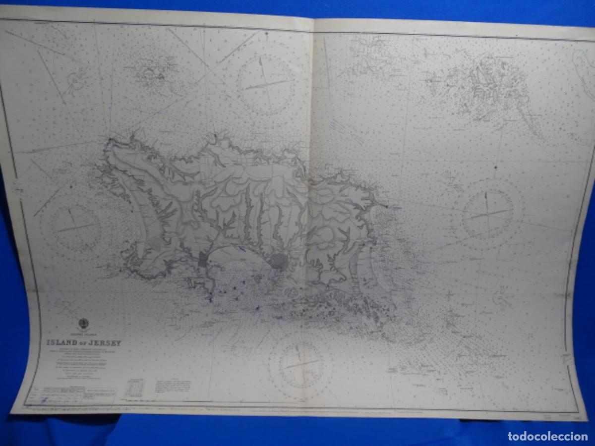Contemporary maps: MAPA CARTA DE NAVEGACI&Oacute;N ISLAND OF JERSEY