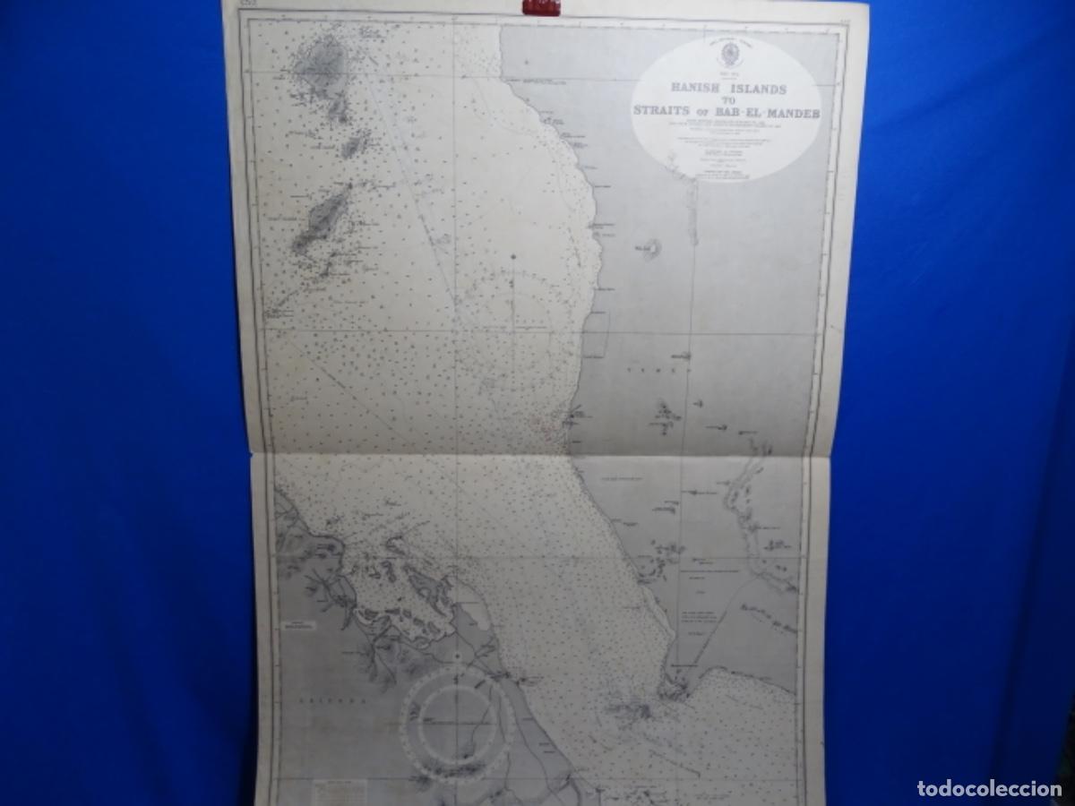 Contemporary maps: MAPA CARTA DE NAVEGACI&Oacute;N HANISH ISLANDS TO STRAIT OF BAB-EL-MANDEB BRITISH.