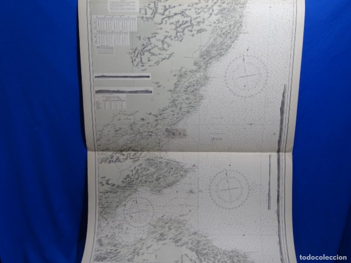 Contemporary maps: MAPA CARTA DE NAVEGACI&Oacute;N BERWICK TO ABERDEEN SCOTLAND.
