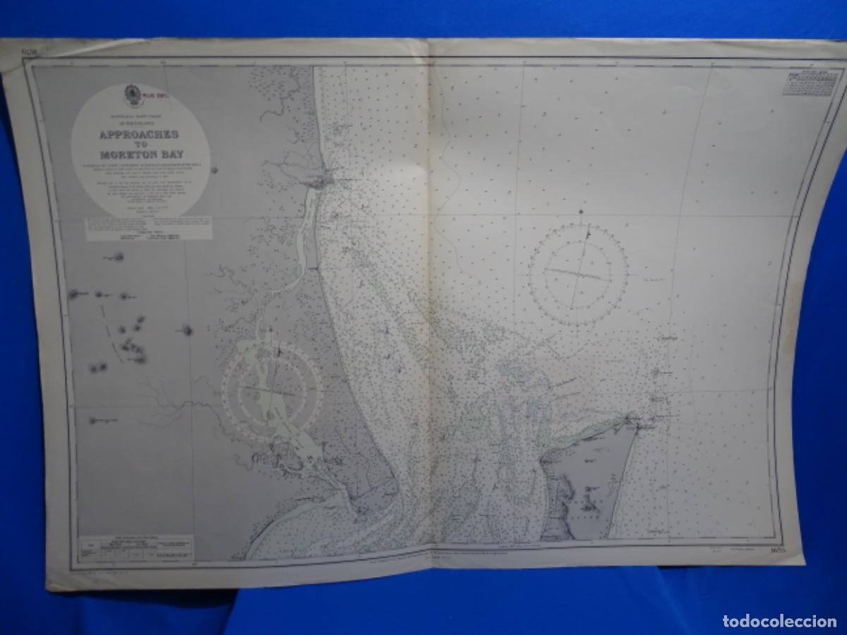 Contemporary maps: MAPA CARTA DE NAVEGACI&Oacute;N APPROACHES TO MORETON BAY AUSTRALIA.