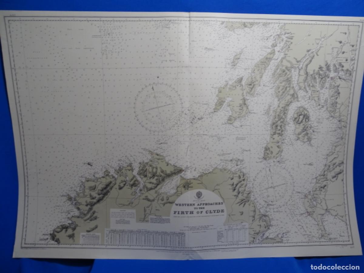 Zeitgen&ouml;ssische Karten: MAPA CARTA DE NAVEGACI&Oacute;N WESTERN APPROACHES TO THE FIRTH CLYDE.