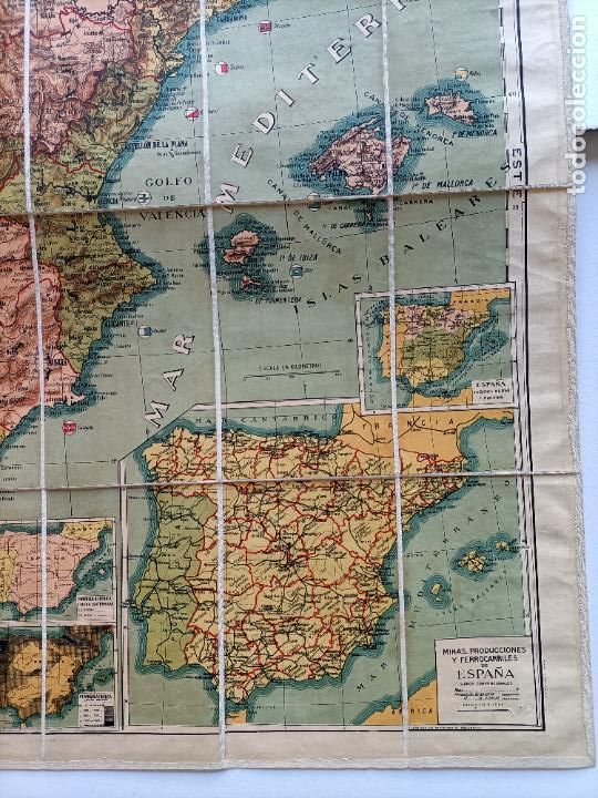 Mapas contempor&aacute;neos: MAPA GENERAL DE ESPA&Ntilde;A Y SUS POSESI&Oacute;NES AFRICANAS - Foto 2