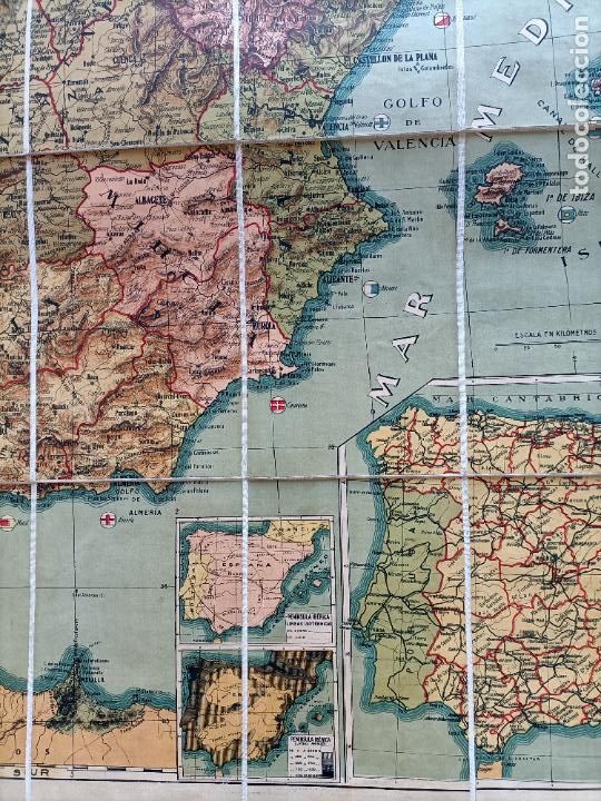 Mapas contempor&aacute;neos: MAPA GENERAL DE ESPA&Ntilde;A Y SUS POSESI&Oacute;NES AFRICANAS - Foto 3