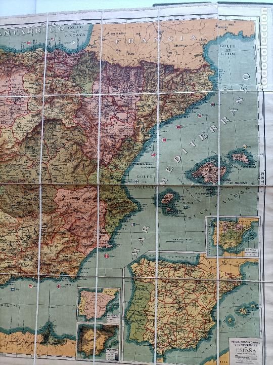 Mapas contempor&aacute;neos: MAPA GENERAL DE ESPA&Ntilde;A Y SUS POSESI&Oacute;NES AFRICANAS - Foto 6
