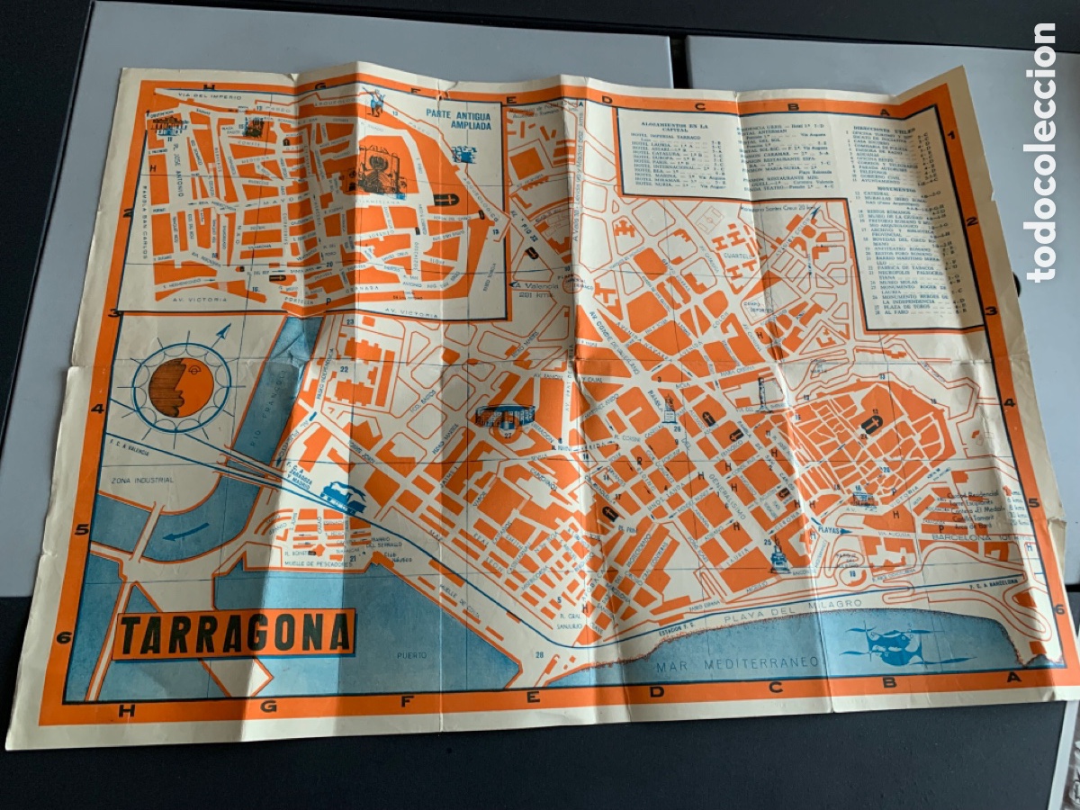 Mapas contempor&aacute;neos: Mapa Provincia de TARRAGONA. 1965 - Foto 2