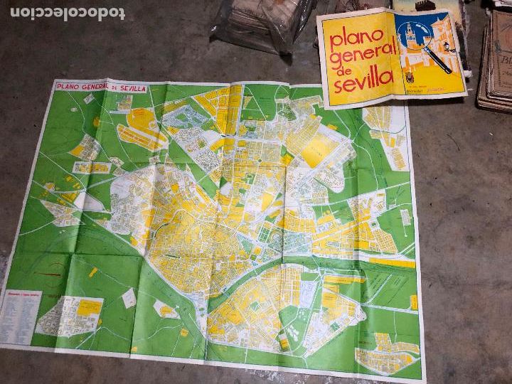 Mapas contempor&aacute;neos: PLANO GENERAL DE SEVILLA 1966 JORMEL - Foto 2