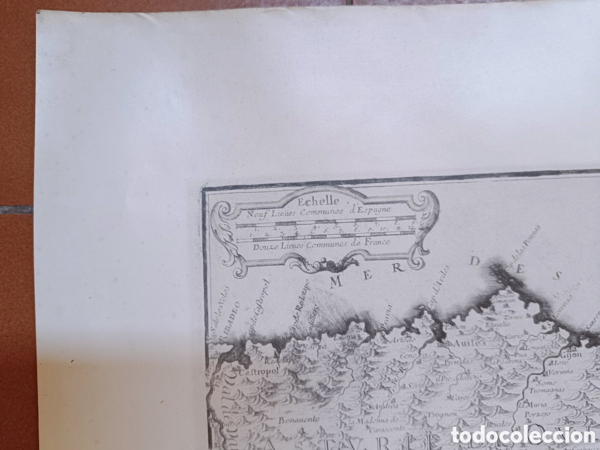 Mapas contempor&aacute;neos: Mapa Principado de Asturias 1707 - Foto 8