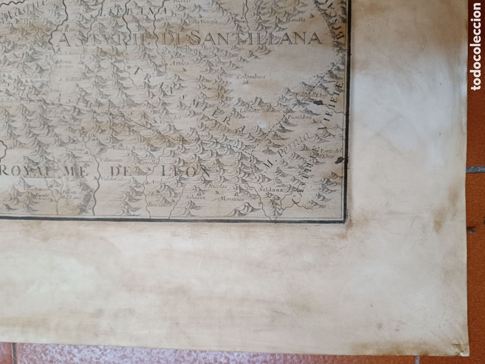 Mapas contempor&aacute;neos: Mapa Principado de Asturias en 1707 - Foto 4