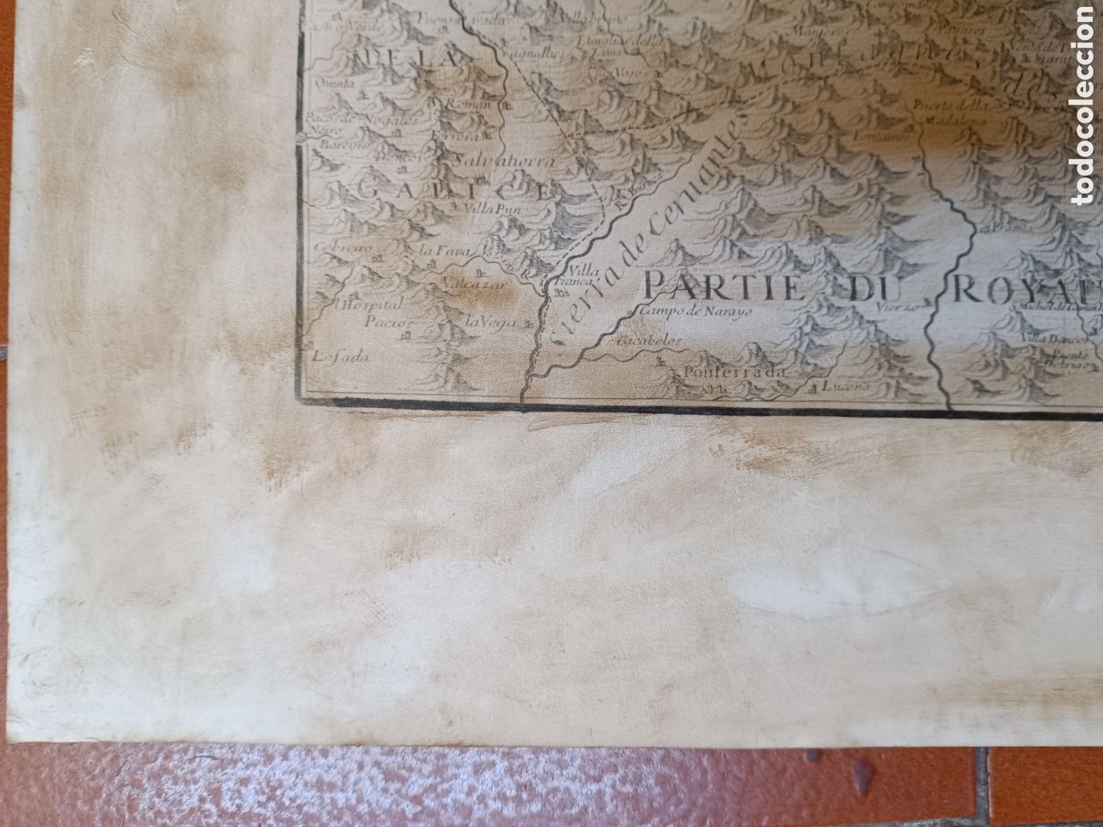 Mapas contempor&aacute;neos: Mapa Principado de Asturias en 1707 - Foto 5