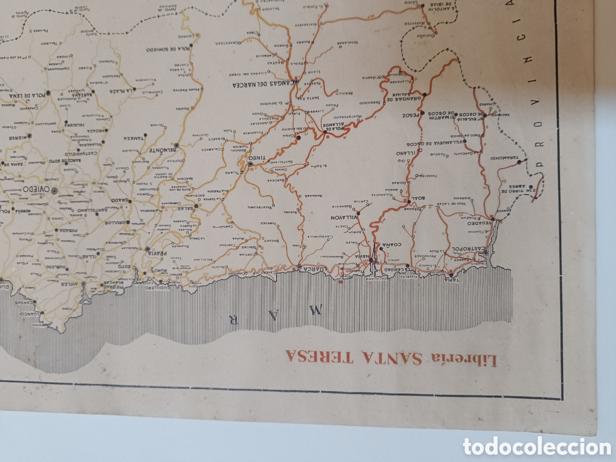 Mapas contempor&aacute;neos: Mapa plano Carreteras de Asturias - Foto 6