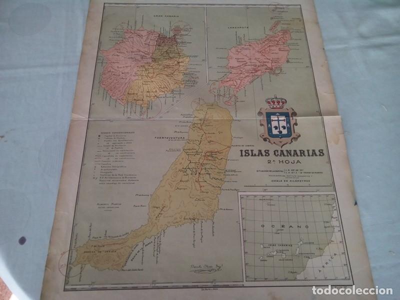 Mapas contempor&aacute;neos: MAPA MUY ANTIGUO DE ISLAS CANARIAS - Foto 2