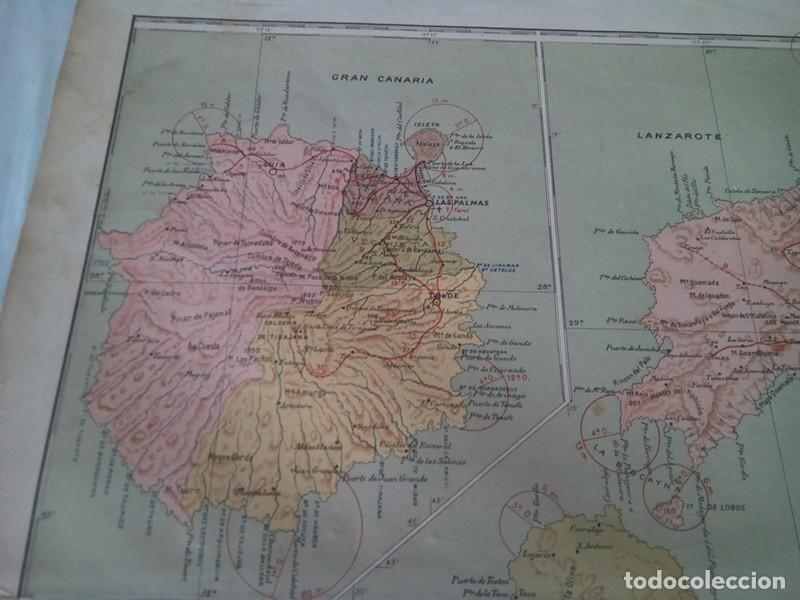 Mapas contempor&aacute;neos: MAPA MUY ANTIGUO DE ISLAS CANARIAS - Foto 3
