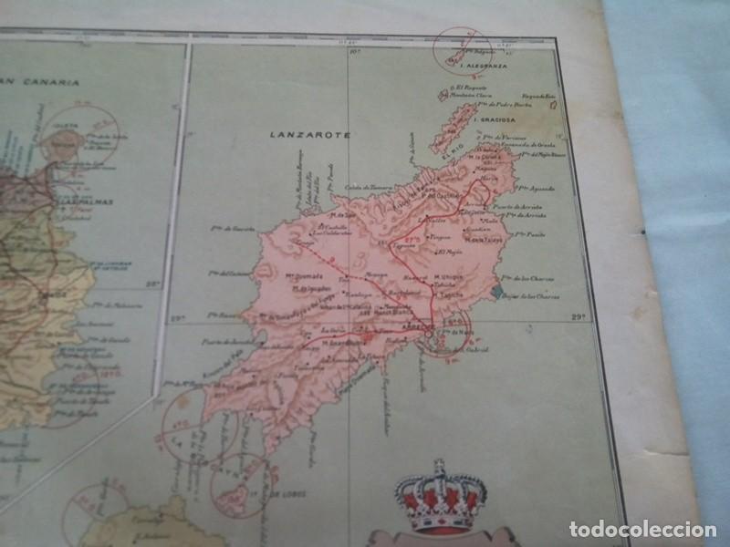Mapas contempor&aacute;neos: MAPA MUY ANTIGUO DE ISLAS CANARIAS - Foto 4