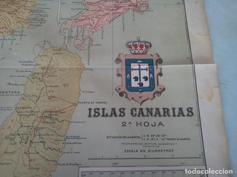 Mapas contempor&aacute;neos: MAPA MUY ANTIGUO DE ISLAS CANARIAS - Foto 5