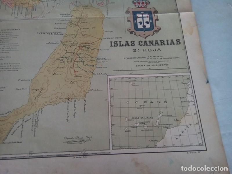 Mapas contempor&aacute;neos: MAPA MUY ANTIGUO DE ISLAS CANARIAS - Foto 6
