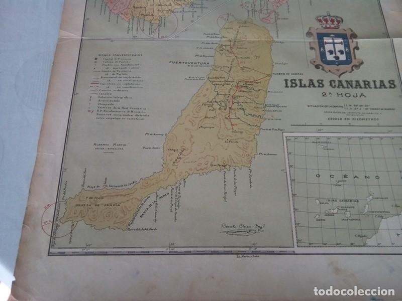 Mapas contempor&aacute;neos: MAPA MUY ANTIGUO DE ISLAS CANARIAS - Foto 7