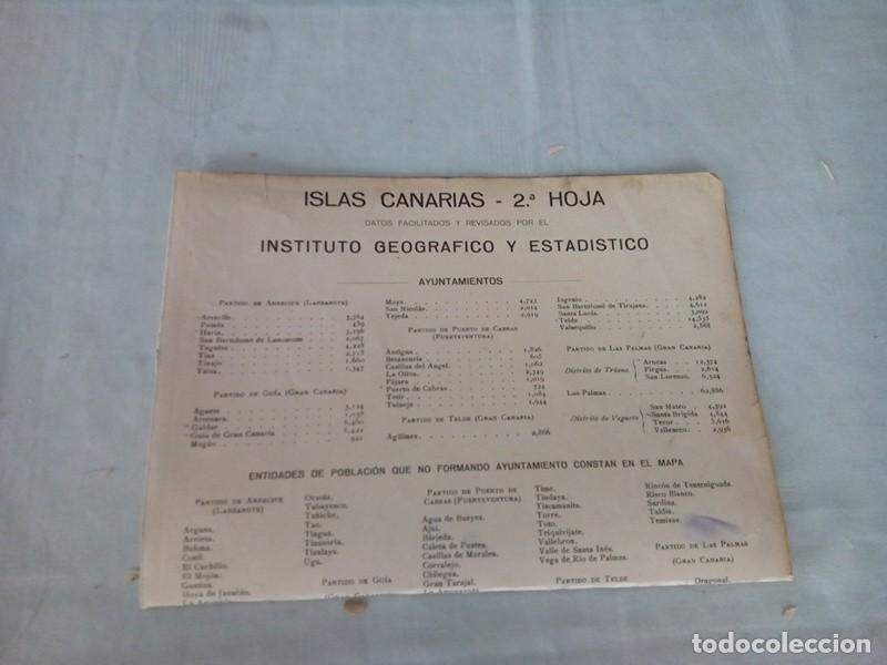 Mapas contempor&aacute;neos: MAPA MUY ANTIGUO DE ISLAS CANARIAS - Foto 12