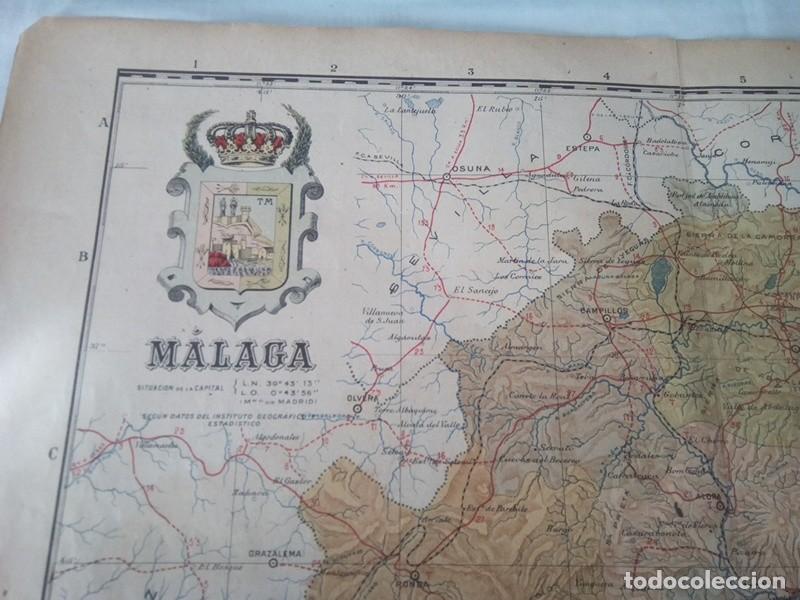 Mapas contempor&aacute;neos: MAPA MUY ANTIGUO DE MALAGA - Foto 3