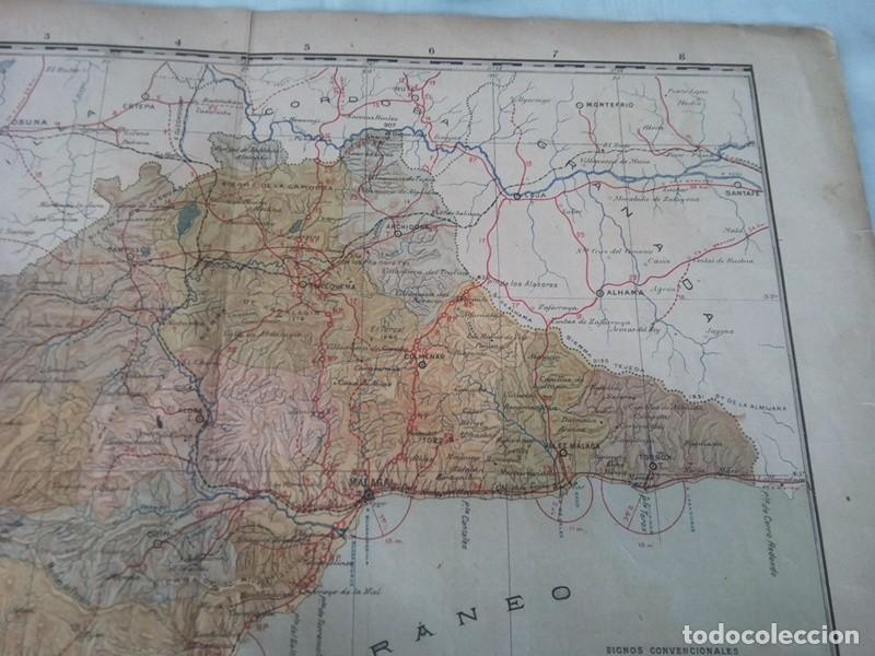 Mapas contempor&aacute;neos: MAPA MUY ANTIGUO DE MALAGA - Foto 4