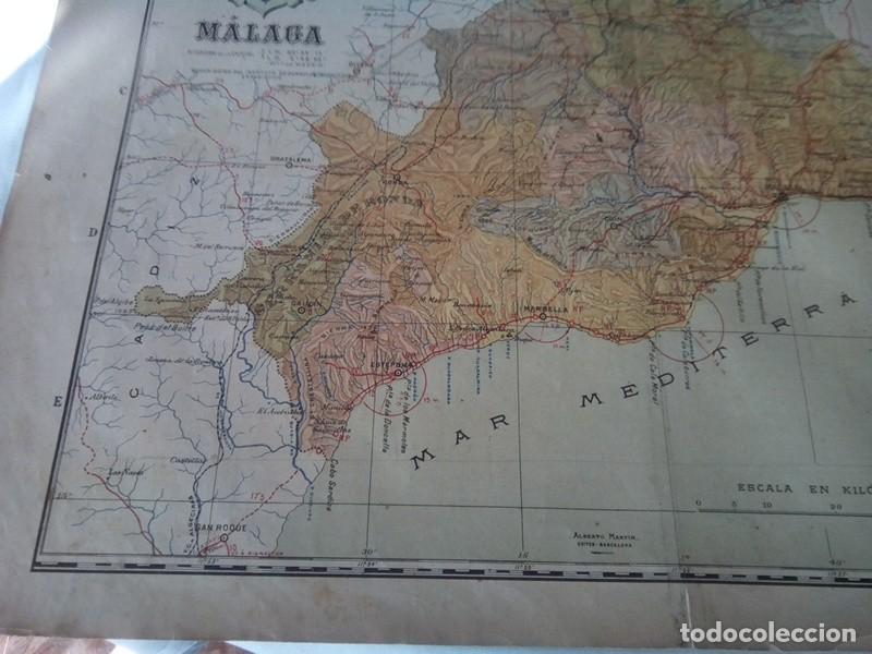 Mapas contempor&aacute;neos: MAPA MUY ANTIGUO DE MALAGA - Foto 6