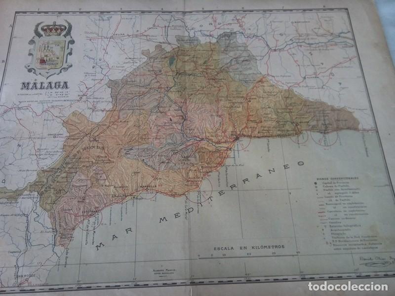 Mapas contempor&aacute;neos: MAPA MUY ANTIGUO DE MALAGA - Foto 8