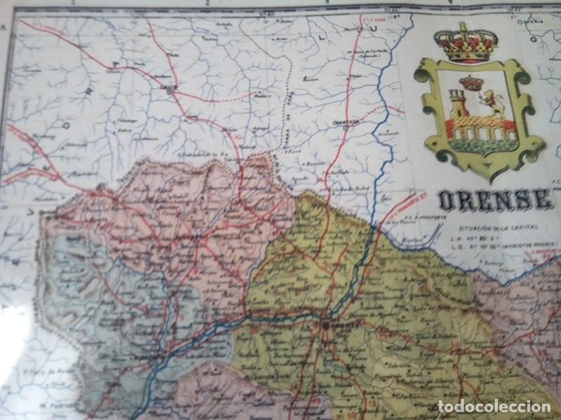Mapas contempor&aacute;neos: MAPA ANTIGUO DE PROVINCIA DE ORENSE - Foto 4