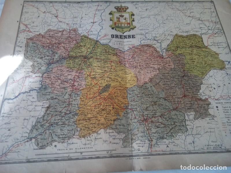Mapas contempor&aacute;neos: MAPA ANTIGUO DE PROVINCIA DE ORENSE - Foto 7